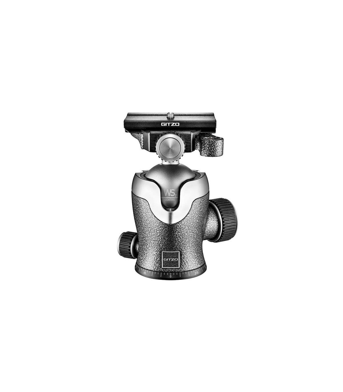 Gitzo, tête à rotule (ball head) : Tête à rotule (sphérique) pour