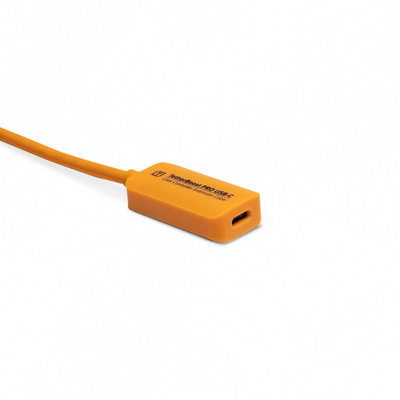 Tethertools TetherPro Rallonge Active USB-C vers USB-C Orange 4.6m