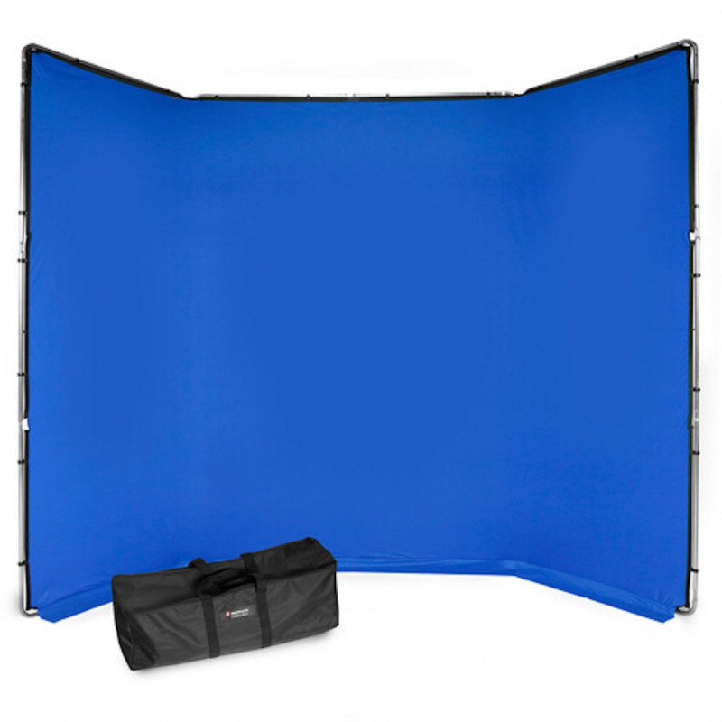 Manfrotto Kit de Fond Panoramique Chroma Key FX Bleu 4x2,9m