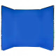 Manfrotto Kit de Fond Panoramique Chroma Key FX Bleu 4x2,9m