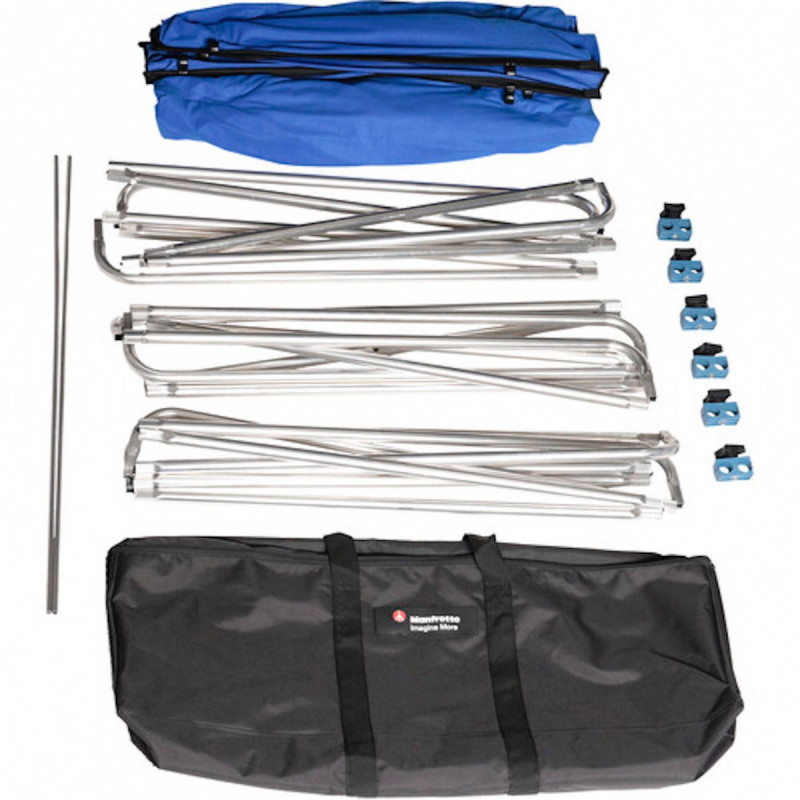 Manfrotto Kit de Fond Panoramique Chroma Key FX Bleu 4x2,9m