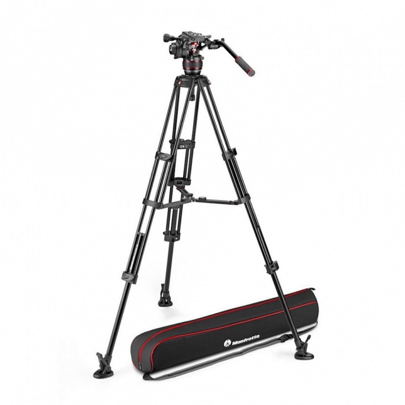 Manfrotto Kit Trépied Twin-Leg alu avec Rotule Nitrotech 608