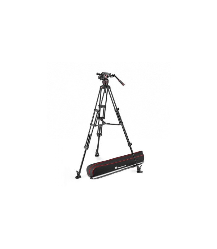 Manfrotto Kit Trépied Twin-Leg alu avec Rotule Nitrotech 608