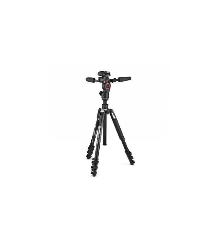 Manfrotto Kit Trépied Befree avec Rotule Fluide 3-Way Live Advanced