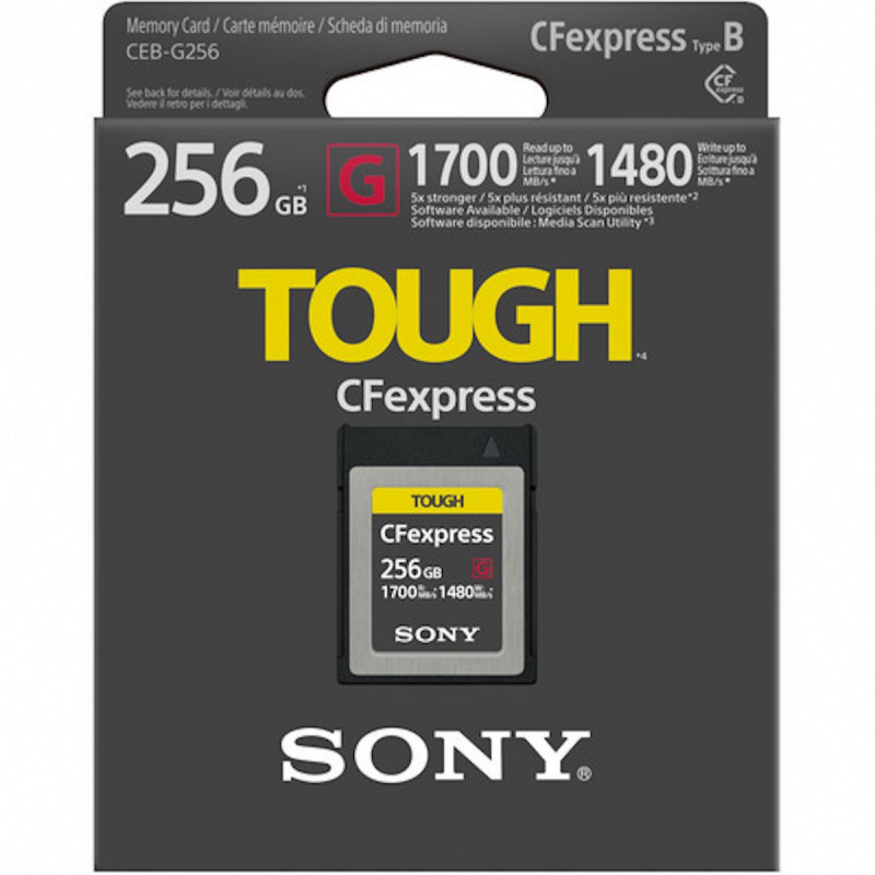 Sony Carte Mémoire CFExpress Type B TOUGH 256GB 