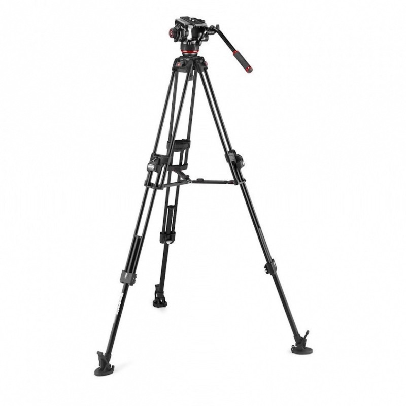 Manfrotto Kit Trépied 645 Alu et Rotule Vidéo fluide 504X