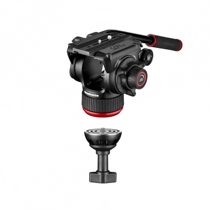 Manfrotto Kit Trépied 645 Alu et Rotule Vidéo fluide 504X