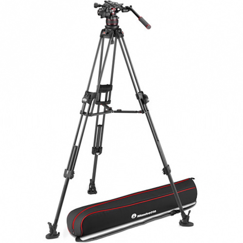 Manfrotto Kit Trépied Fast Twin 645 Carbone avec Rotule 612 Nitro