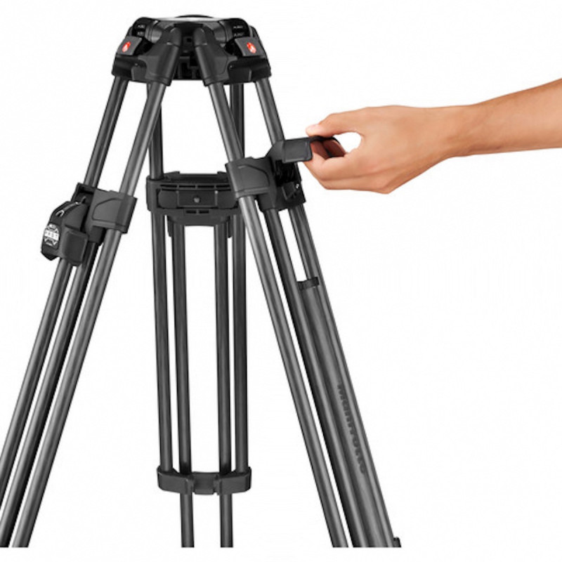 Manfrotto Kit Trépied Fast Twin 645 Carbone avec Rotule 612 Nitro