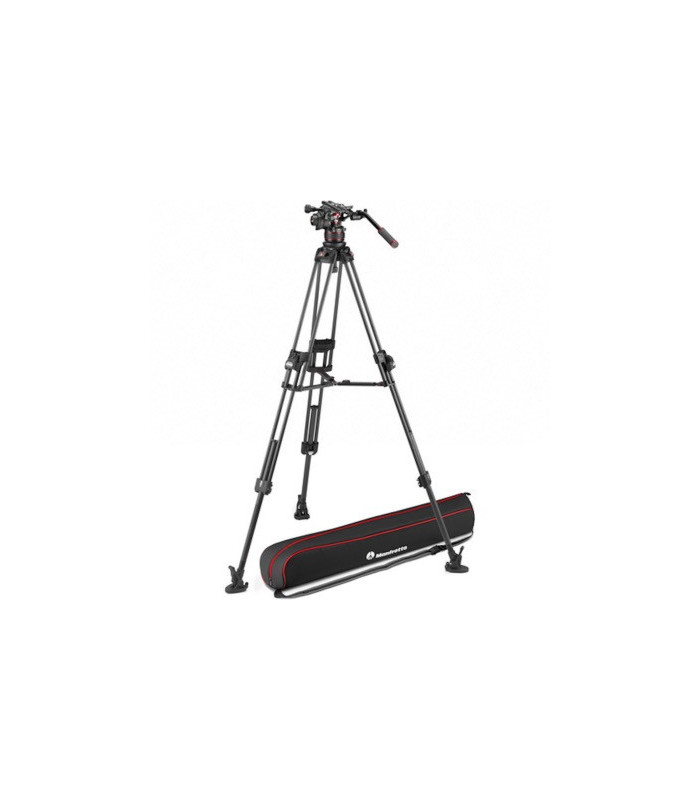 Manfrotto Kit Trépied Fast Twin 645 Carbone avec Rotule 612 Nitro