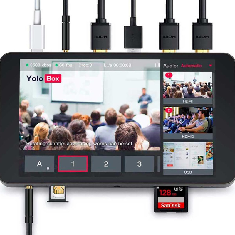 YoloLiv Studio de diffusion YoloBox