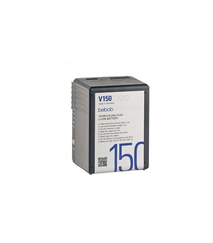 Bebob Batterie V150 Li-Ion V-Mount Micro 14.4V / 10.2Ah / 147Wh