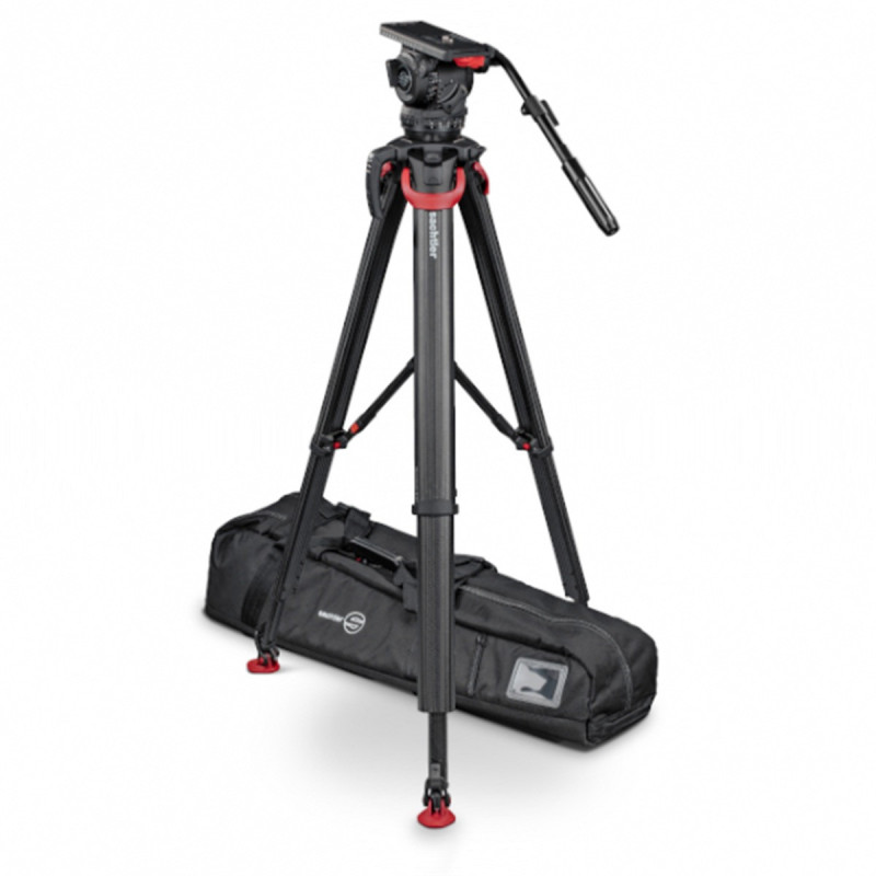 Sachtler Kit Trépied Flowtech 100 FT MS avec Tête fluide 18 S2