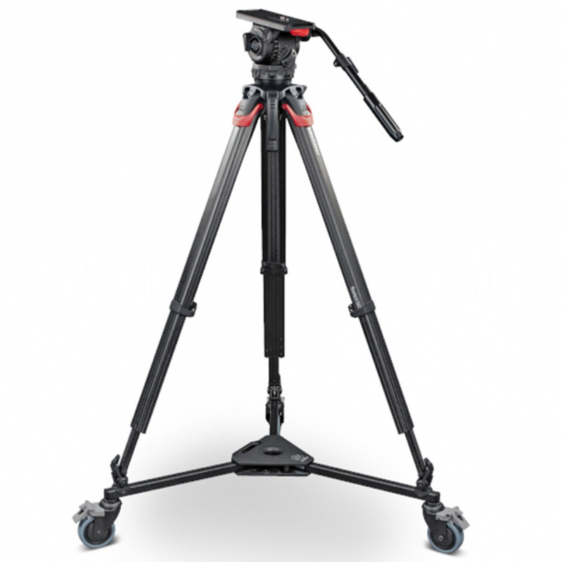 Sachtler Kit Trépied Flowtech 100 FT MS avec Tête fluide 18 S2