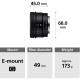Sony Objectif FE 40mm f/2.5