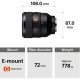 Sony Objectif FE 50mm f/1.2 GM