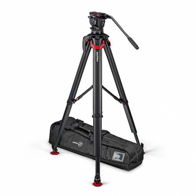Sachtler Kit Trepied Flowtech 100 MS avec Rotule Aktiv 10