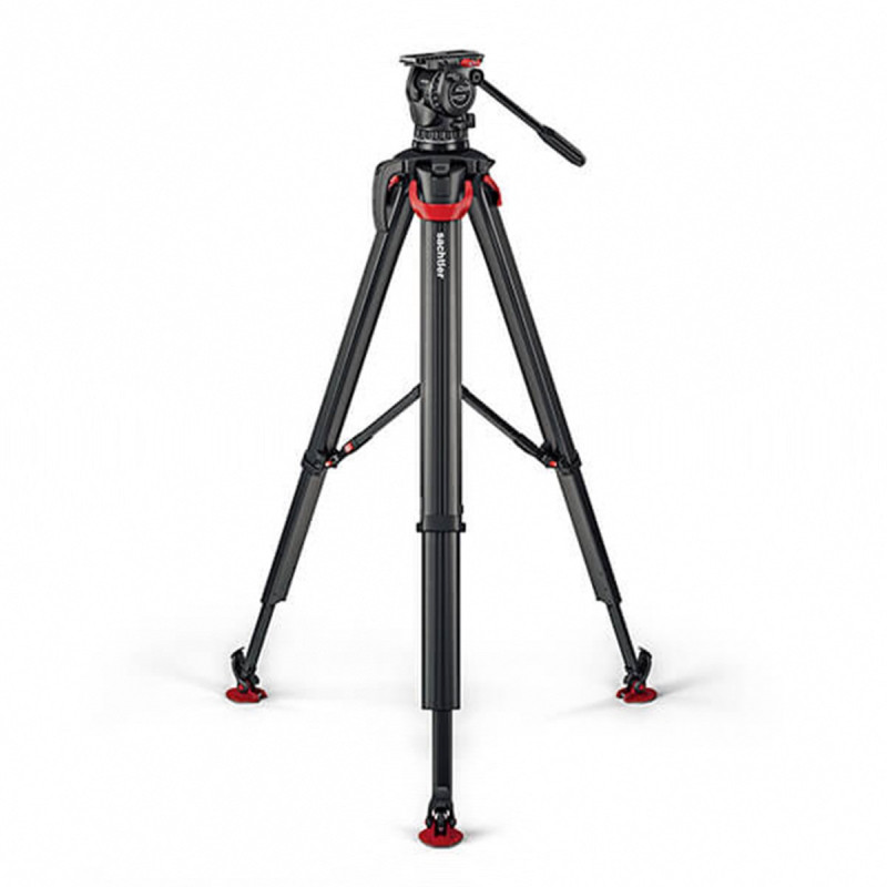Sachtler Kit Trepied Flowtech 100 MS avec Rotule Aktiv 10