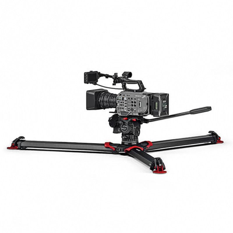 Sachtler Kit Trepied Flowtech 100 MS avec Rotule Aktiv 10