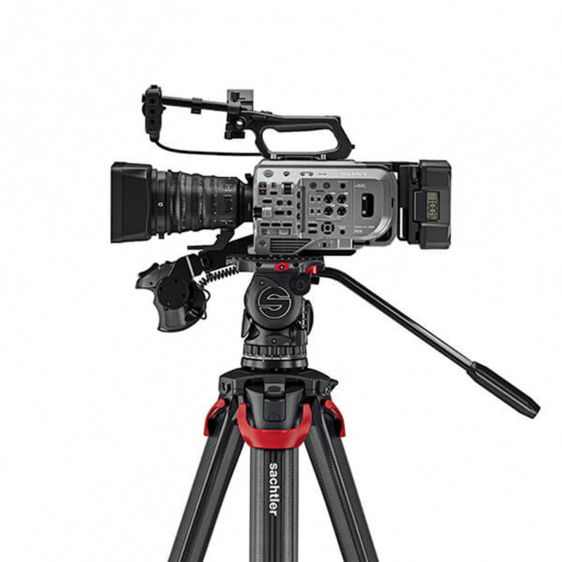 Sachtler Kit Trepied Flowtech 100 MS avec Rotule Aktiv 10