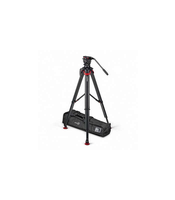 Sachtler Kit Trepied Flowtech 100 MS avec Rotule Aktiv 10
