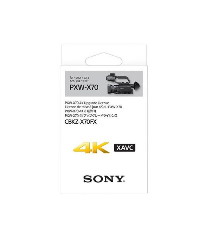 Sony Mise à Jour 4K pour PXW-70