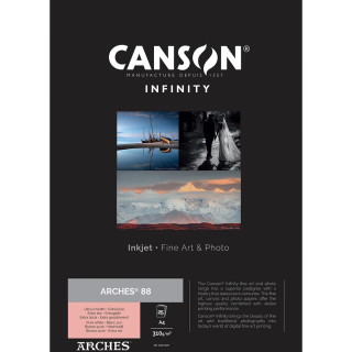 Canson Infinity Papier Arches 88 A4 310g / 25f