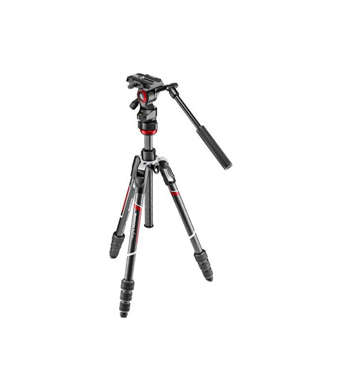 Manfrotto Kit vidéo Befree Live en Carbone noir - Verrouillage Rotati