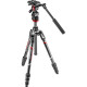 Manfrotto Kit vidéo Befree Live en Carbone noir - Verrouillage Rotati