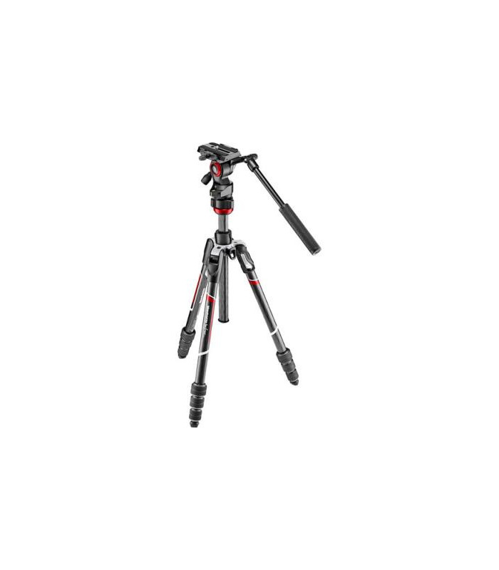 Manfrotto Kit vidéo Befree Live en Carbone noir - Verrouillage Rotati