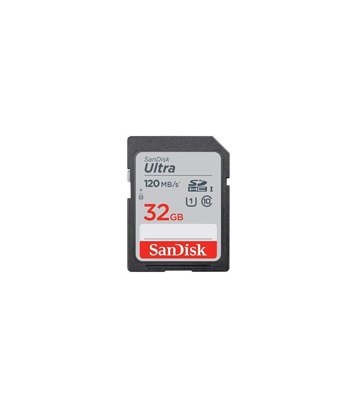 SanDisk Carte mémoire SDHC Ultra UHS-I 32GB 120 Mo/s Classe 10
