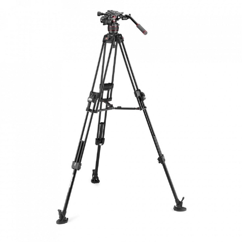 Manfrotto Nitrotech série 608 avec Trépied Fast Twin 645 Alu 