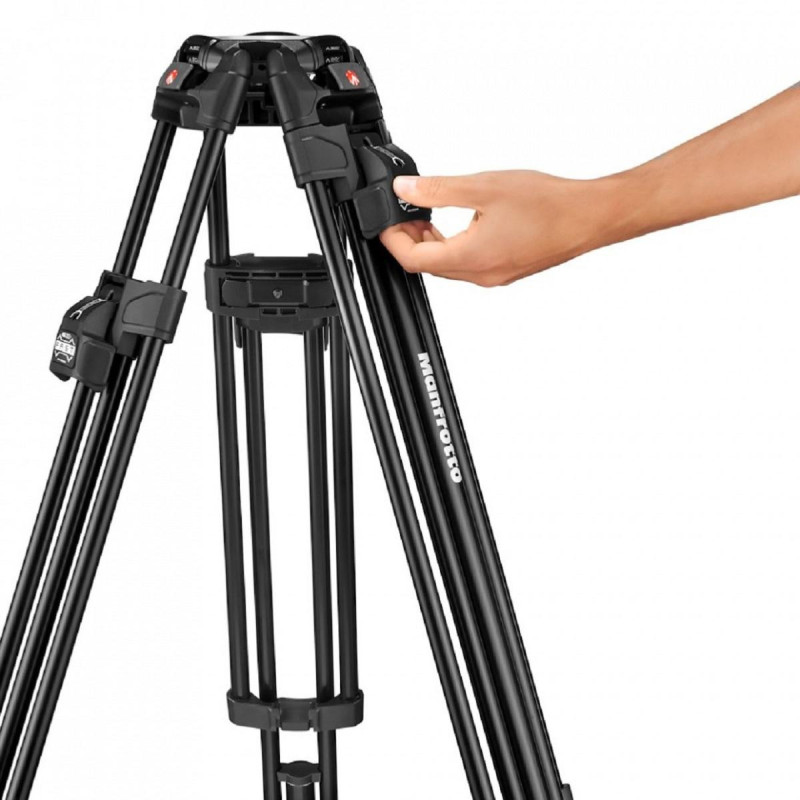 Manfrotto Nitrotech série 608 avec Trépied Fast Twin 645 Alu 