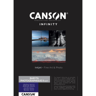 Canson Infinity Baryta Photographique II Mat 310g A3+ 25 feuilles
