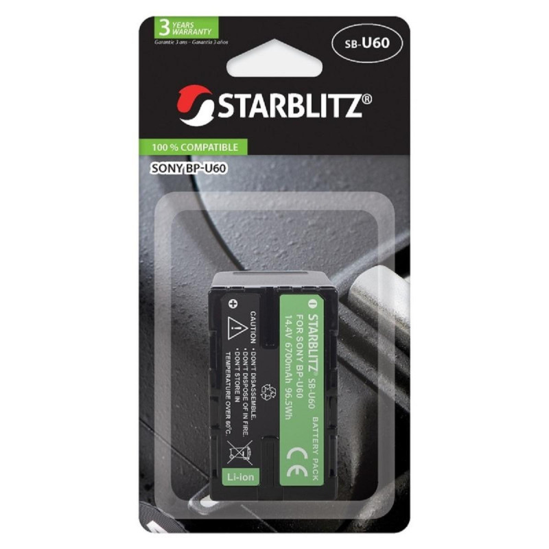 Starblitz Batterie Compatible - Sony BP-U60