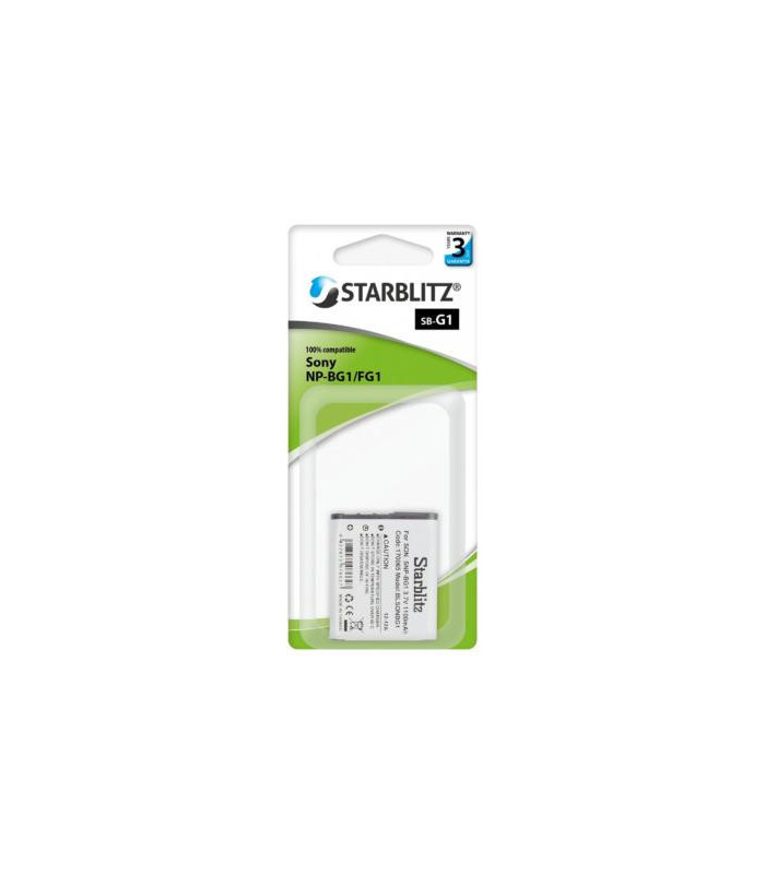 Starblitz Batterie compatible avec Sony NP-BG1/FG1