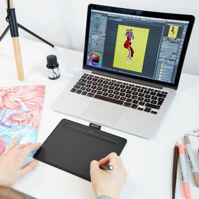 Wacom Tablette Intuos S Bluetooth - Noir