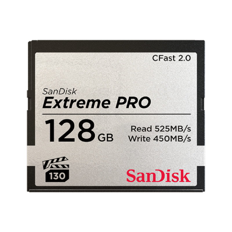 Sandisk Carte CFAST 128GB 2.0 Extrême Pro VPG 