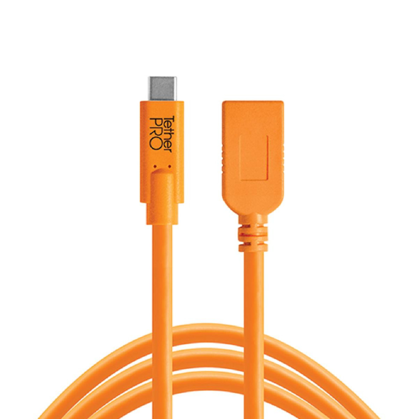 Tethertools Rallonge TetherPro USB-C vers USB Femelle 4.6m Orange