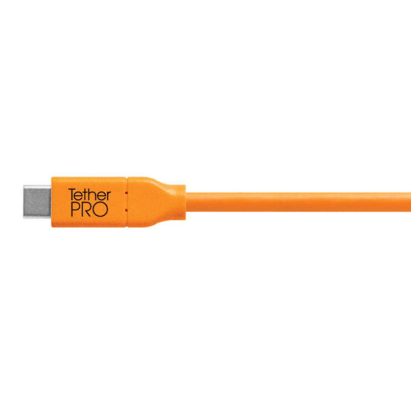 Tethertools Rallonge TetherPro USB-C vers USB Femelle 4.6m Orange