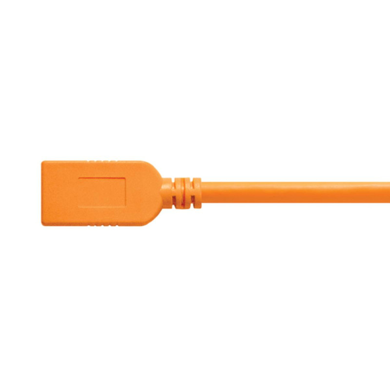 Tethertools Rallonge TetherPro USB-C vers USB Femelle 4.6m Orange