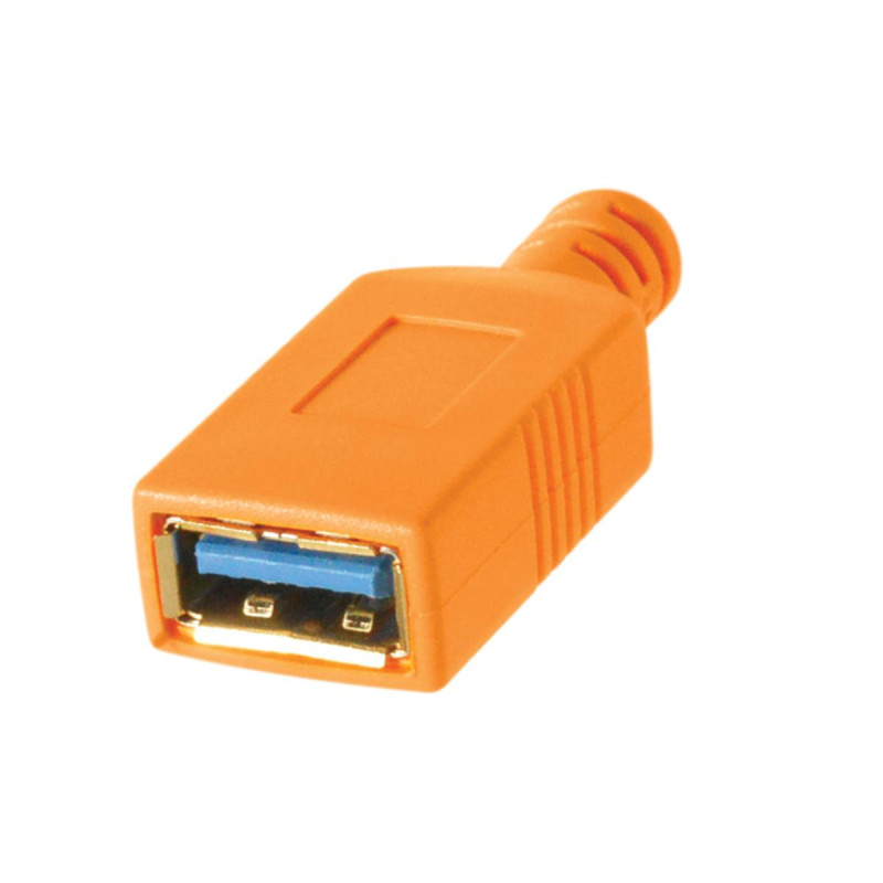 Tethertools Rallonge TetherPro USB-C vers USB Femelle 4.6m Orange