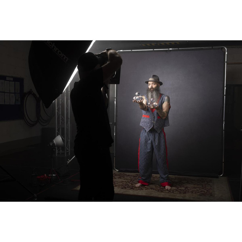 Manfrotto Kit Fond Ezyframe Vintage 2x2,3m - Pewter