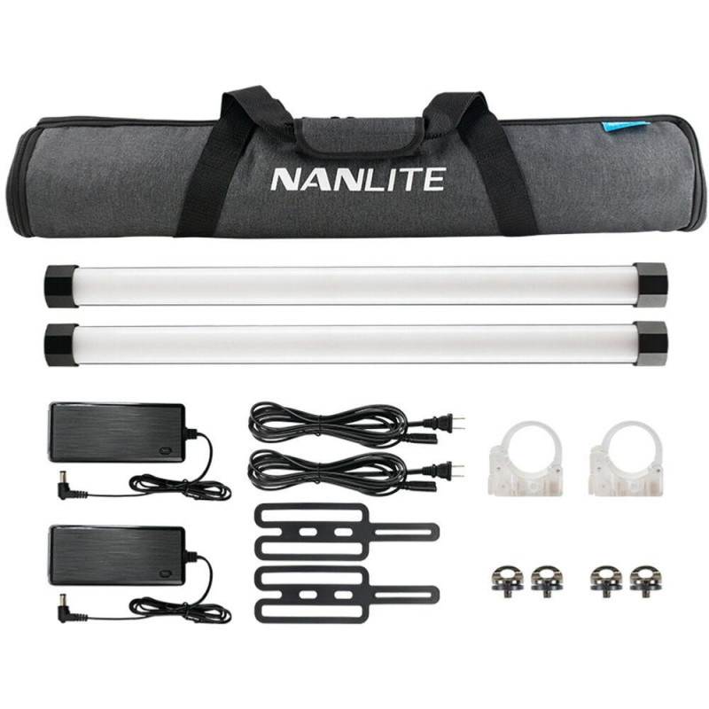 Nanlite Kit 2 PavoTube II 15x avec Batterie