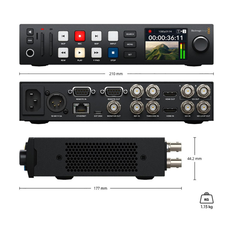 Blackmagic Hyperdeck Studio HD Plus