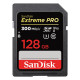 Sandisk Carte SDXC Extreme Pro V90 (300MO/S) 128GO USH-II