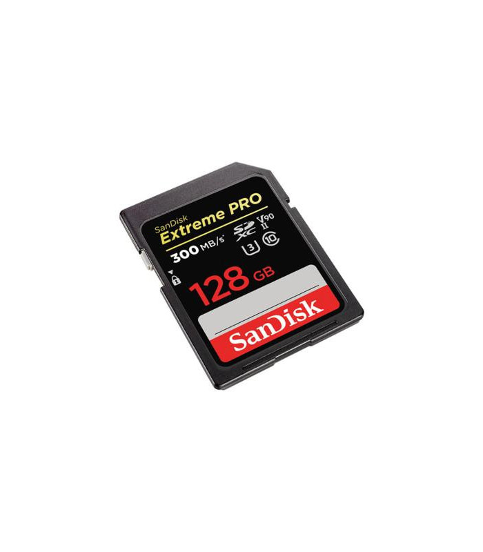 Sandisk Carte SDXC Extreme Pro V90 (300MO/S) 128GO USH-II
