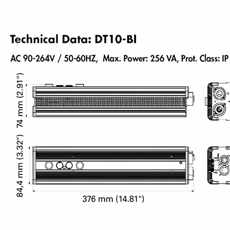 Dedolight Alimentation Secteur DMX pour DLED 10-BI