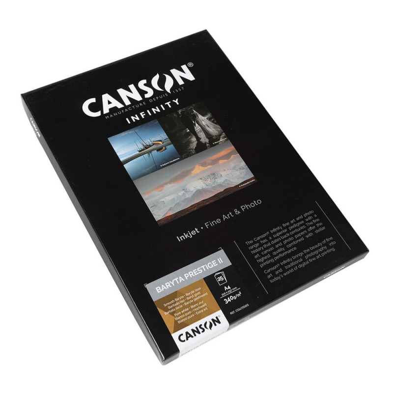 Canson Infinity Baryta Prestige II 340g A4 / 25 feuilles
