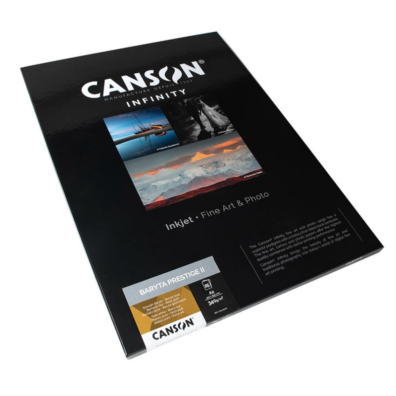 Canson Infinity Baryta Prestige II 340g A2 / 25 feuilles